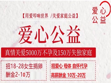 屯昌捐卵助孕生子 爱心志愿者招募